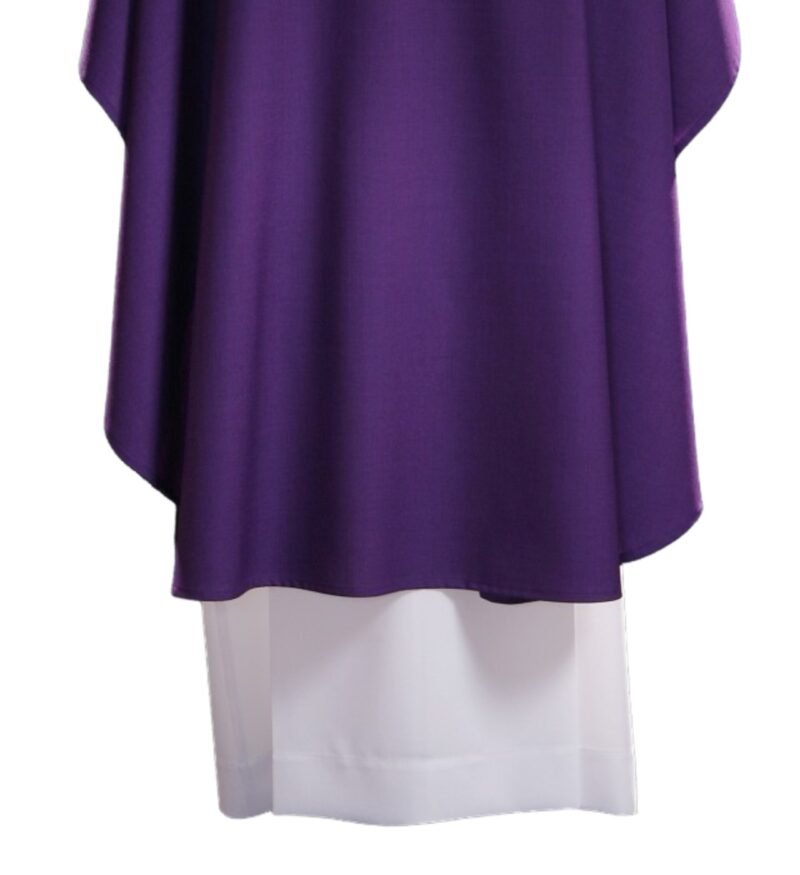 Purple Embroidered Chasuble FE90302