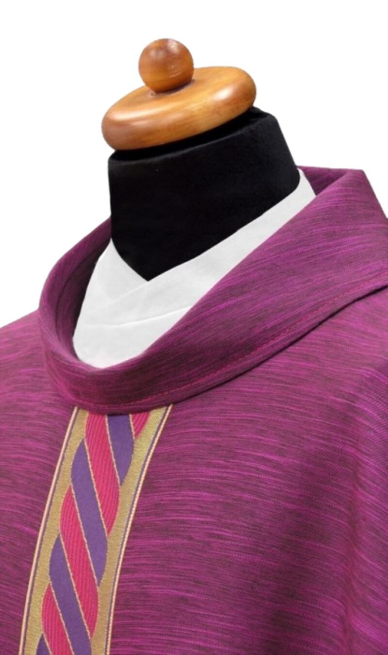 Purple Embroidered Chasuble FE90471