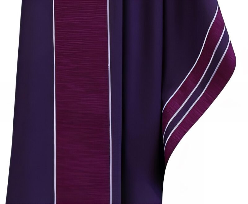 Purple Embroidered Chasuble FE90672