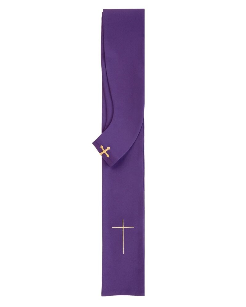 Purple Embroidered Chasuble FE90892