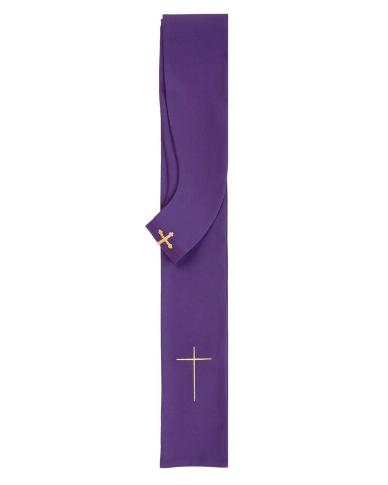 Purple Embroidered Chasuble FE90901