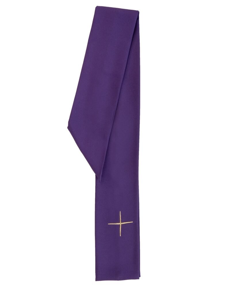 Purple Embroidered Chasuble FE90981