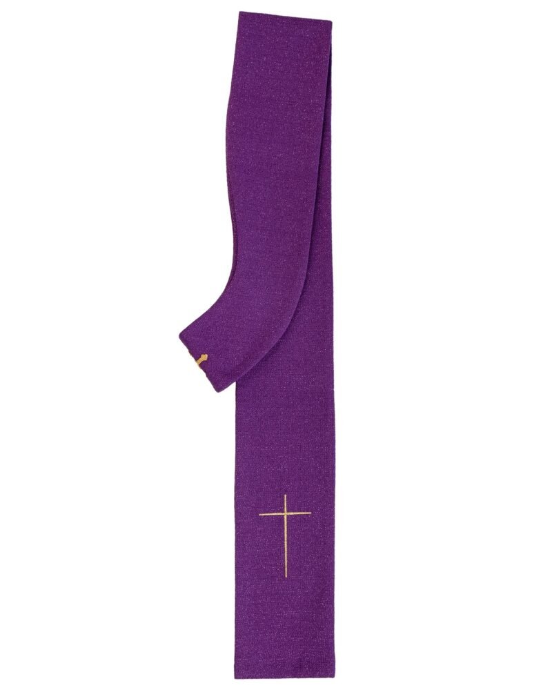 Purple Embroidered Chasuble FE91061