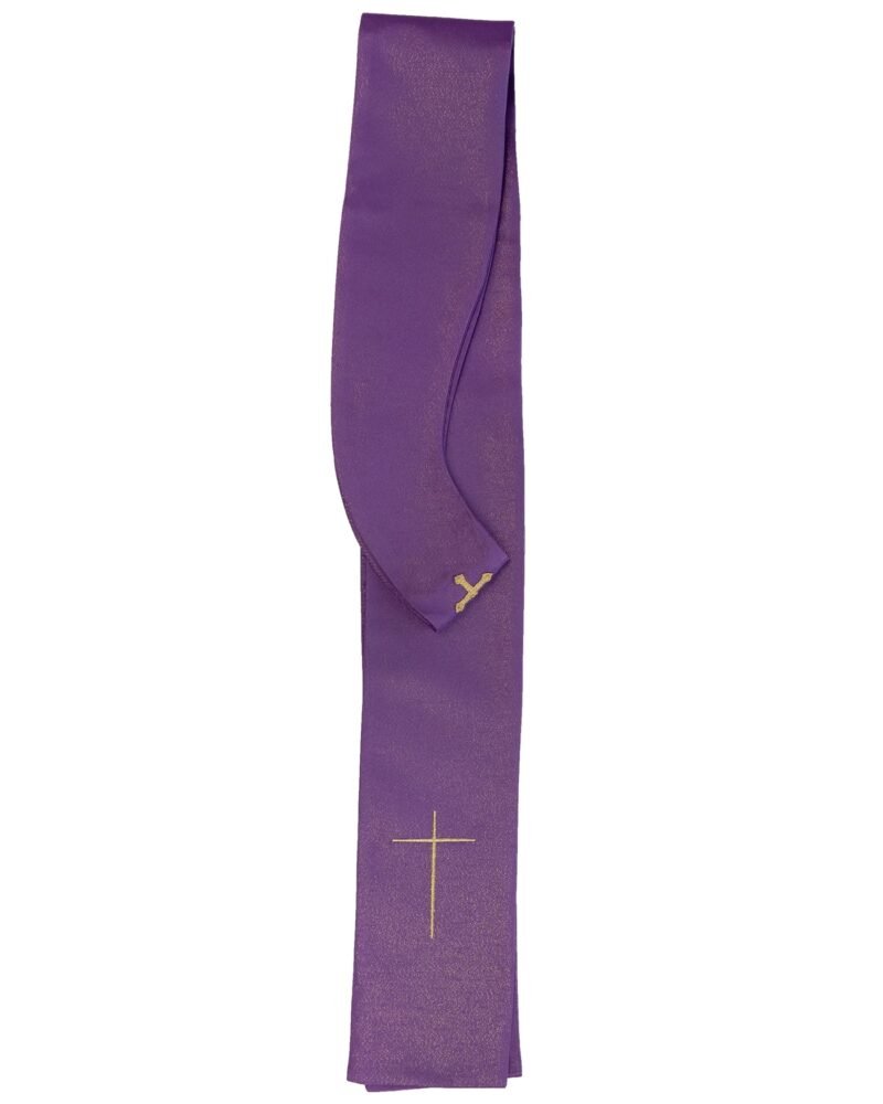 Purple Embroidered Chasuble FE91121