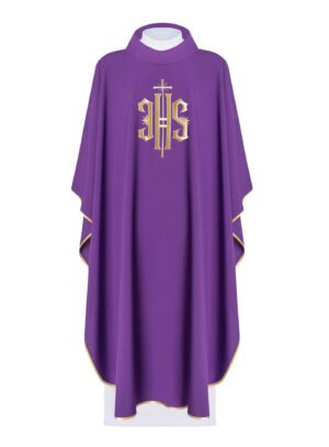 Purple Embroidered Chasuble FE9123