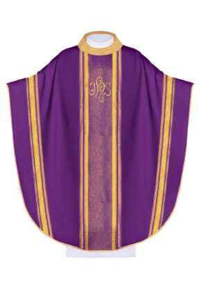 Purple Embroidered Chasuble FE9149