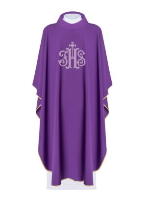 Purple Embroidered Chasuble FE9153