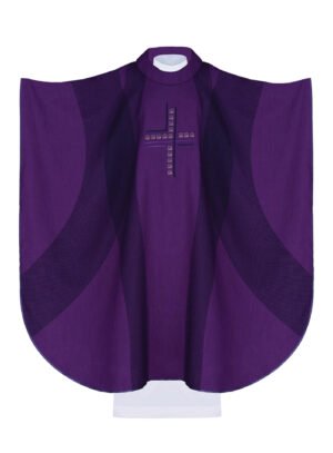Purple Embroidered Chasuble FE9168