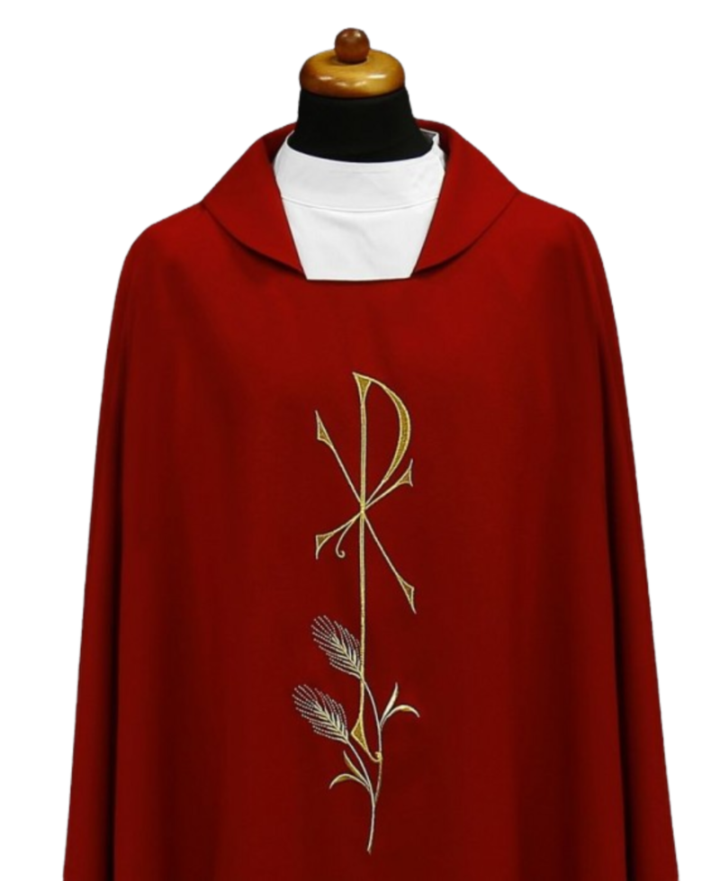 Red Chasuble AU30611