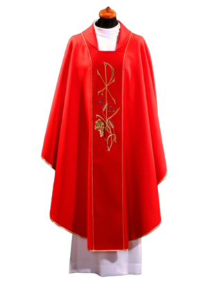 Red Chasuble AU3064