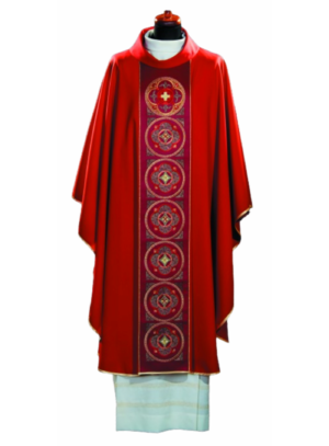 Red Chasuble AU3065