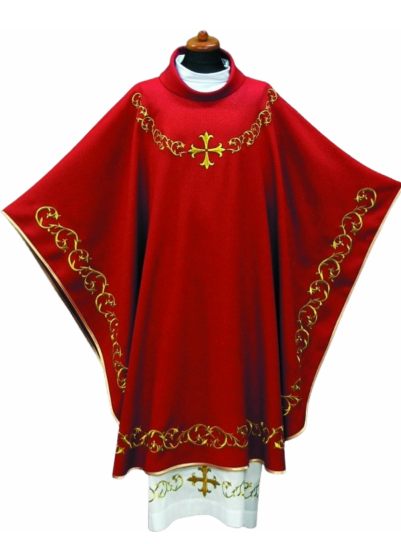 Red Chasuble AU3082