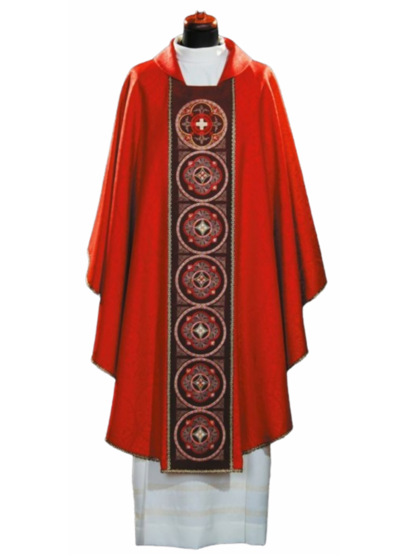 Red Chasuble AU3117