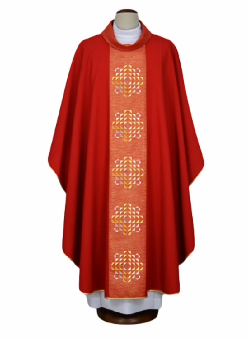 Red Chasuble AU3138