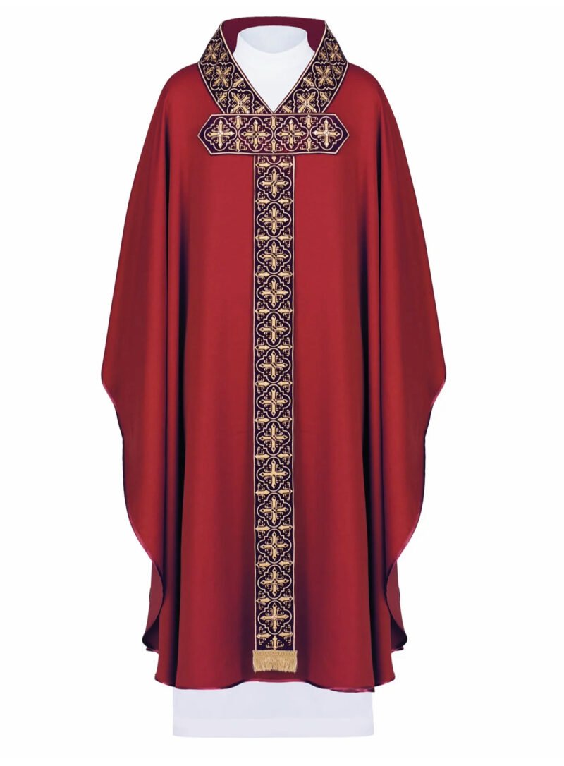 Red Chasuble Stones 1301