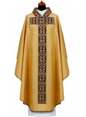 Golden Embroidered Chasuble GY09004
