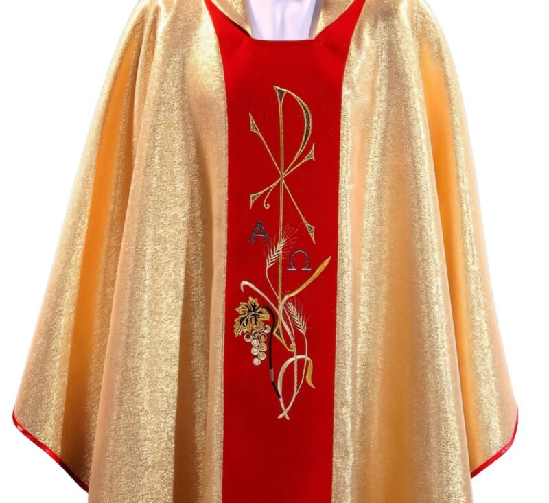 Golden Embroidered Chasuble GY090082