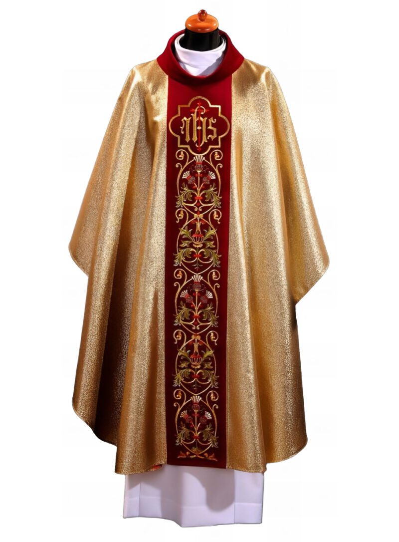 Golden Embroidered Chasuble GY09012