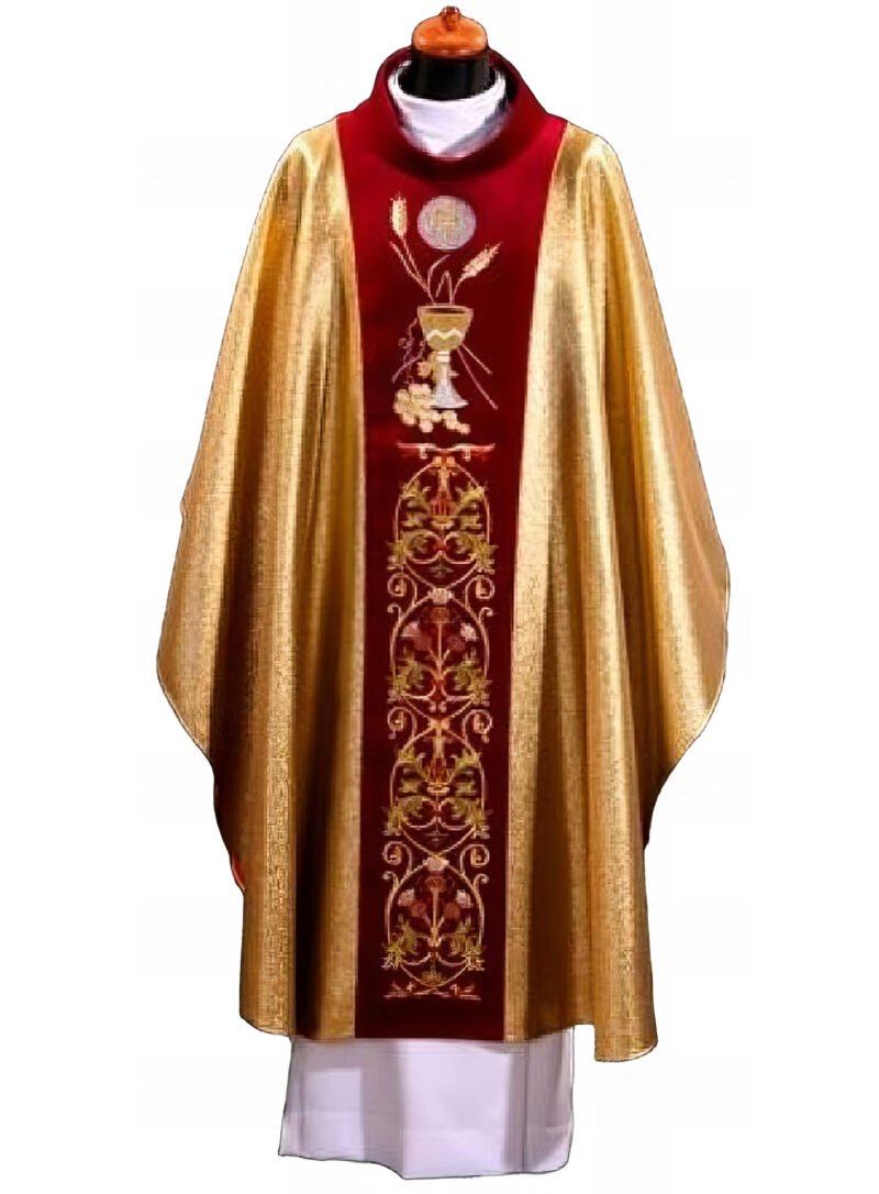 Golden Embroidered Chasuble GY09013