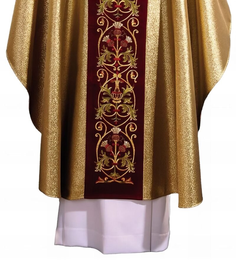 Golden Embroidered Chasuble GY090132
