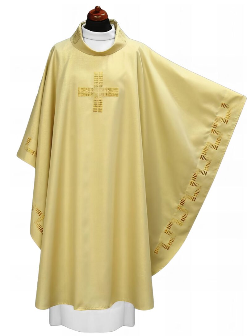 Golden Embroidered Chasuble GY09014