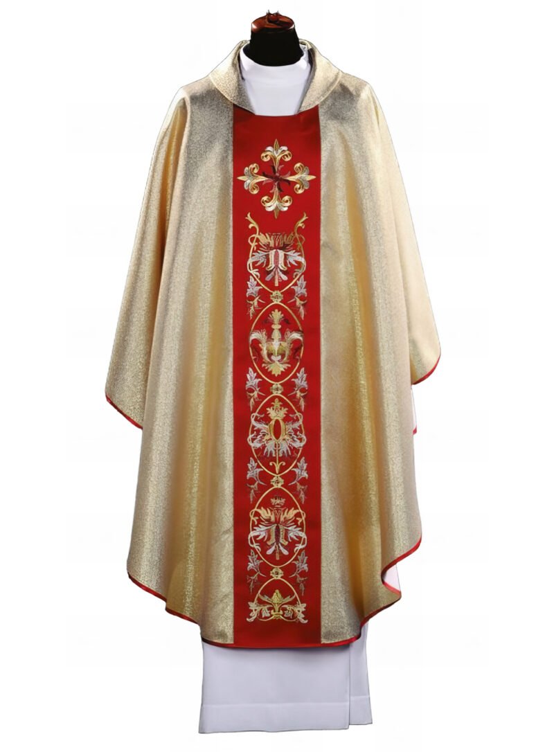 Golden Embroidered Chasuble GY09015