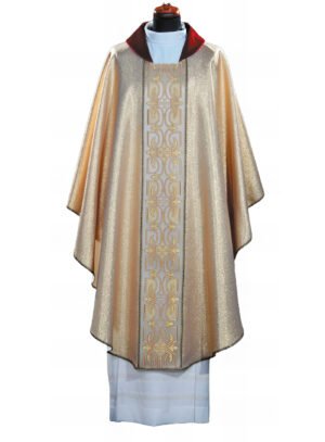 Golden Embroidered Chasuble GY09016