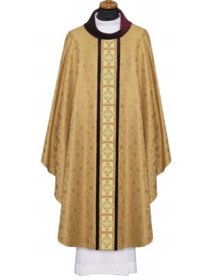 Golden Embroidered Chasuble GY09019