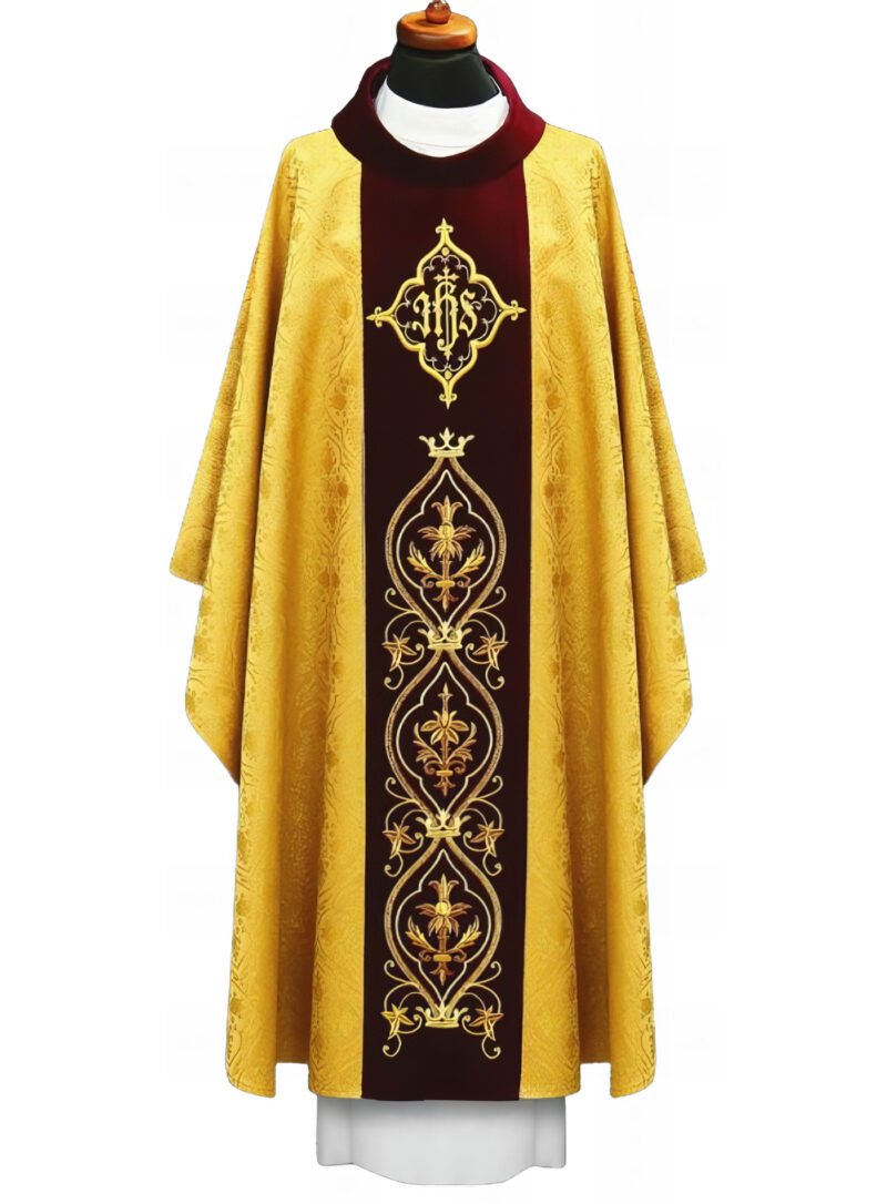 Golden Embroidered Chasuble GY09022