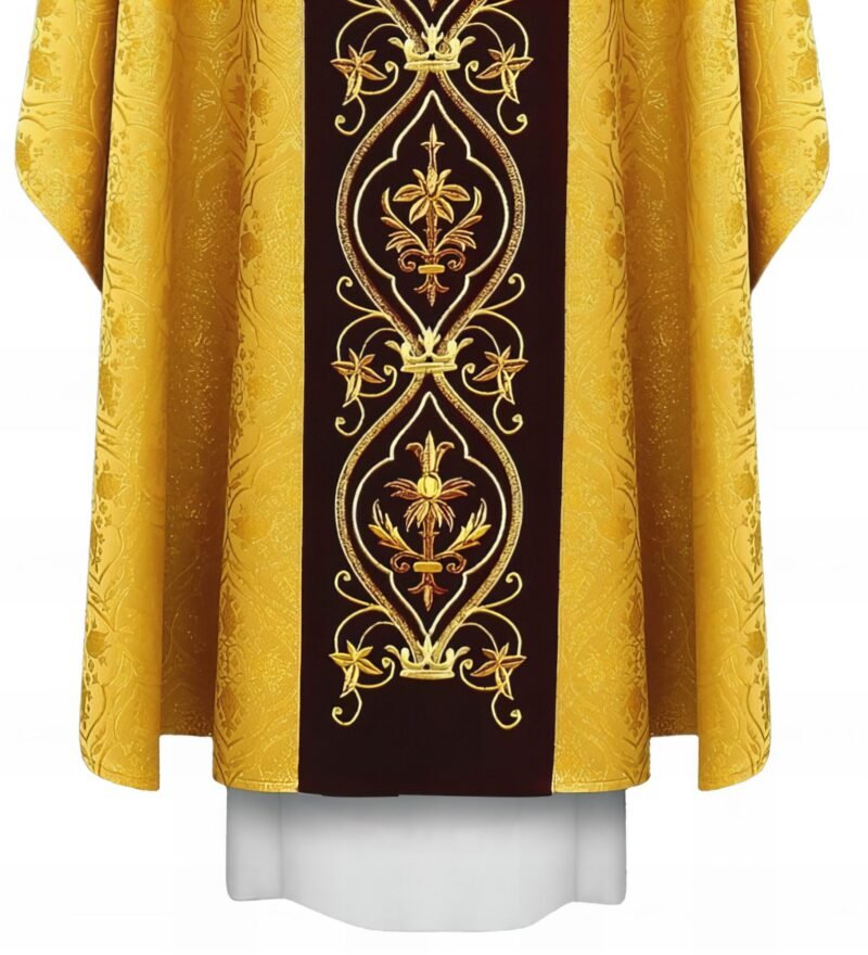 Golden Embroidered Chasuble GY090222