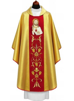 Golden Embroidered Chasuble GY09023