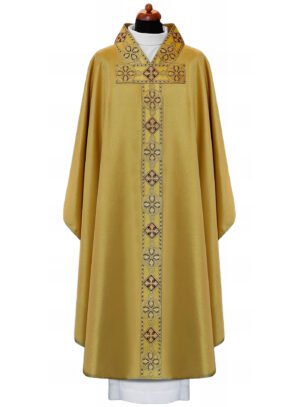 Golden Embroidered Chasuble GY09024
