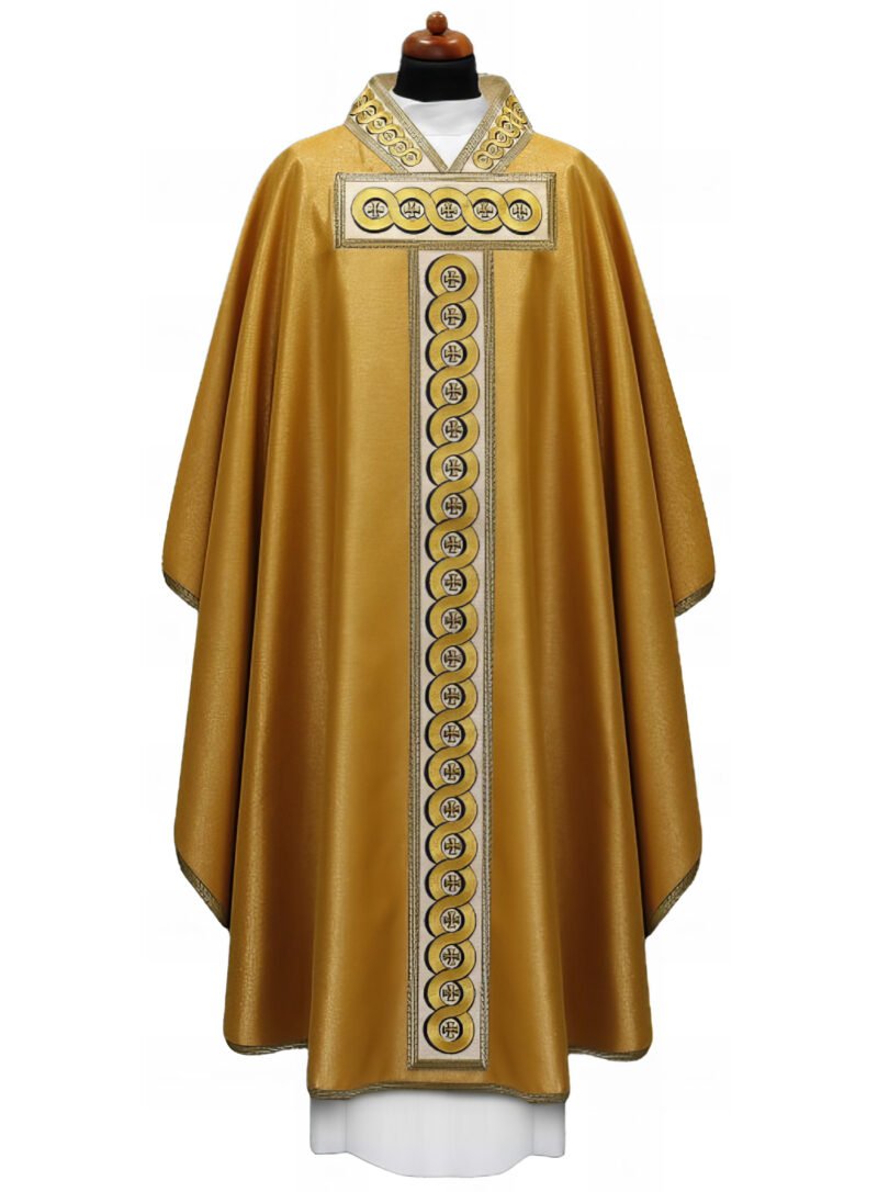 Golden Embroidered Chasuble GY09031