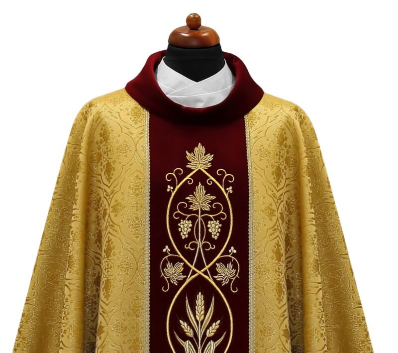 Golden Embroidered Chasuble GY090331