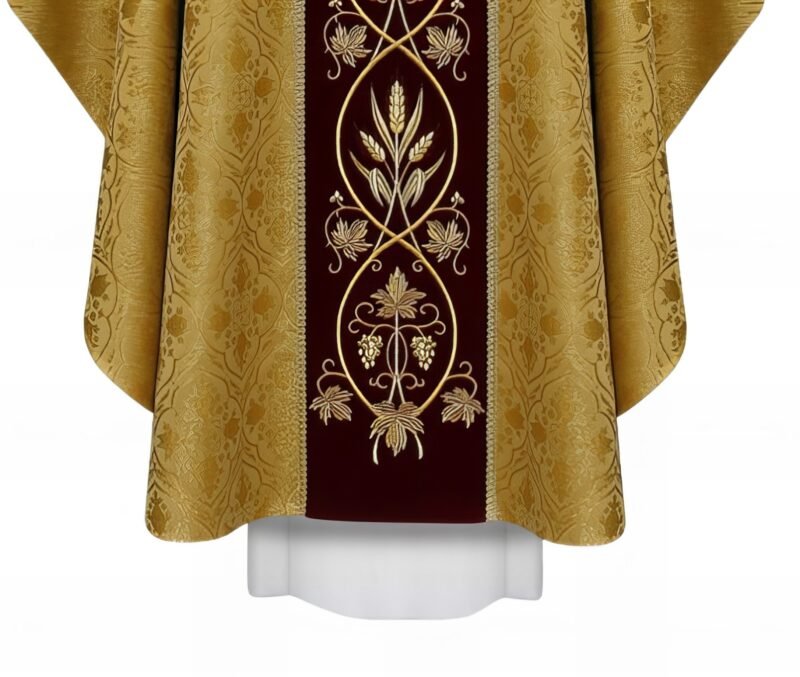 Golden Embroidered Chasuble GY090332