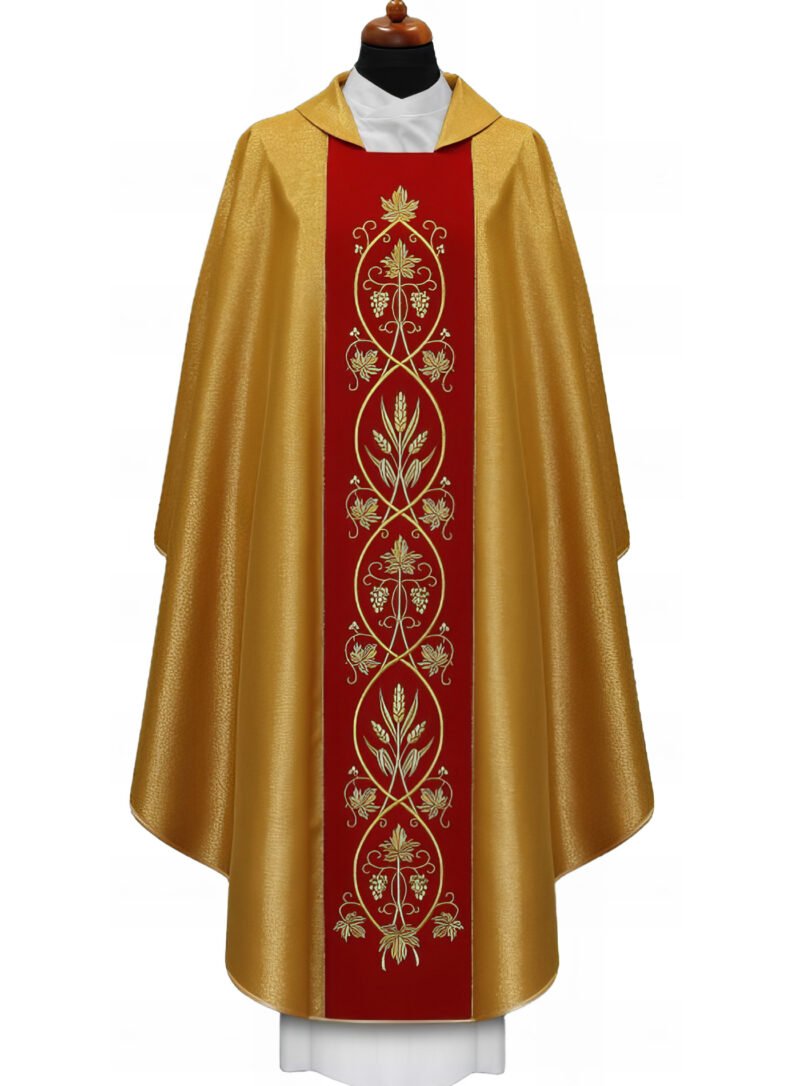 Golden Embroidered Chasuble GY09034