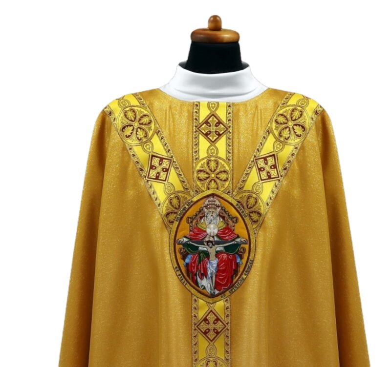 Golden Embroidered Chasuble GY090351