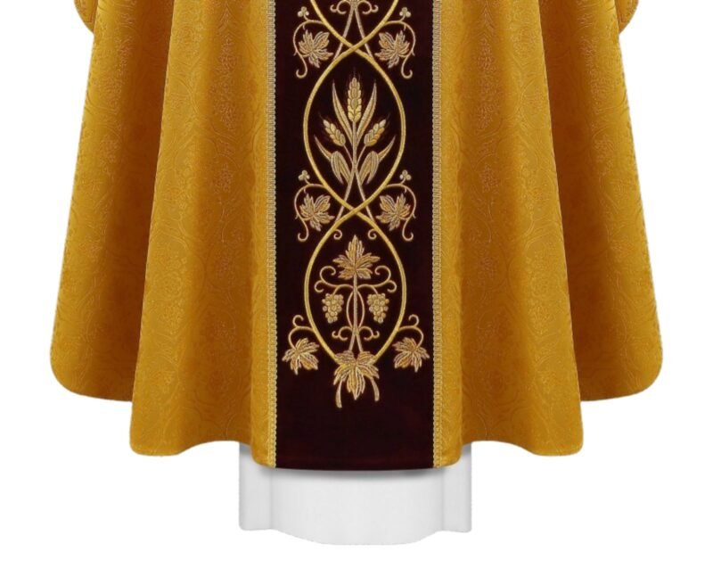 Golden Embroidered Chasuble GY090362