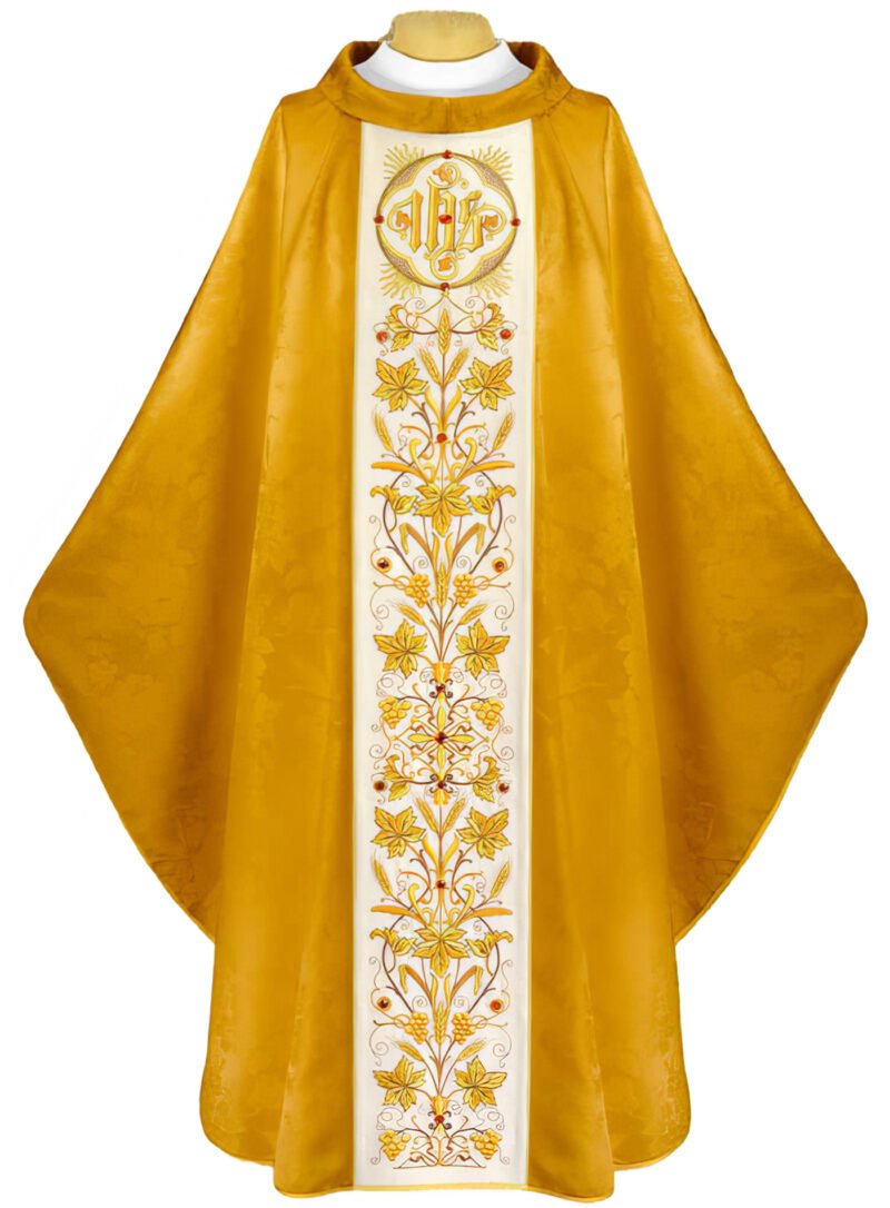 Golden Embroidered Chasuble GY09040