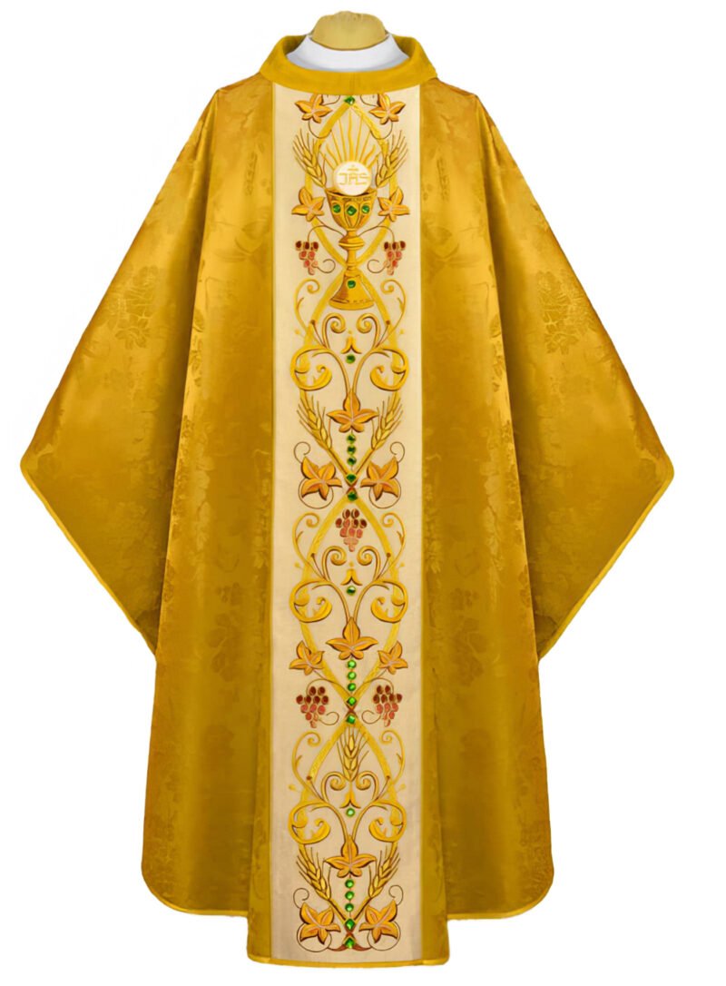 Golden Embroidered Chasuble GY09041