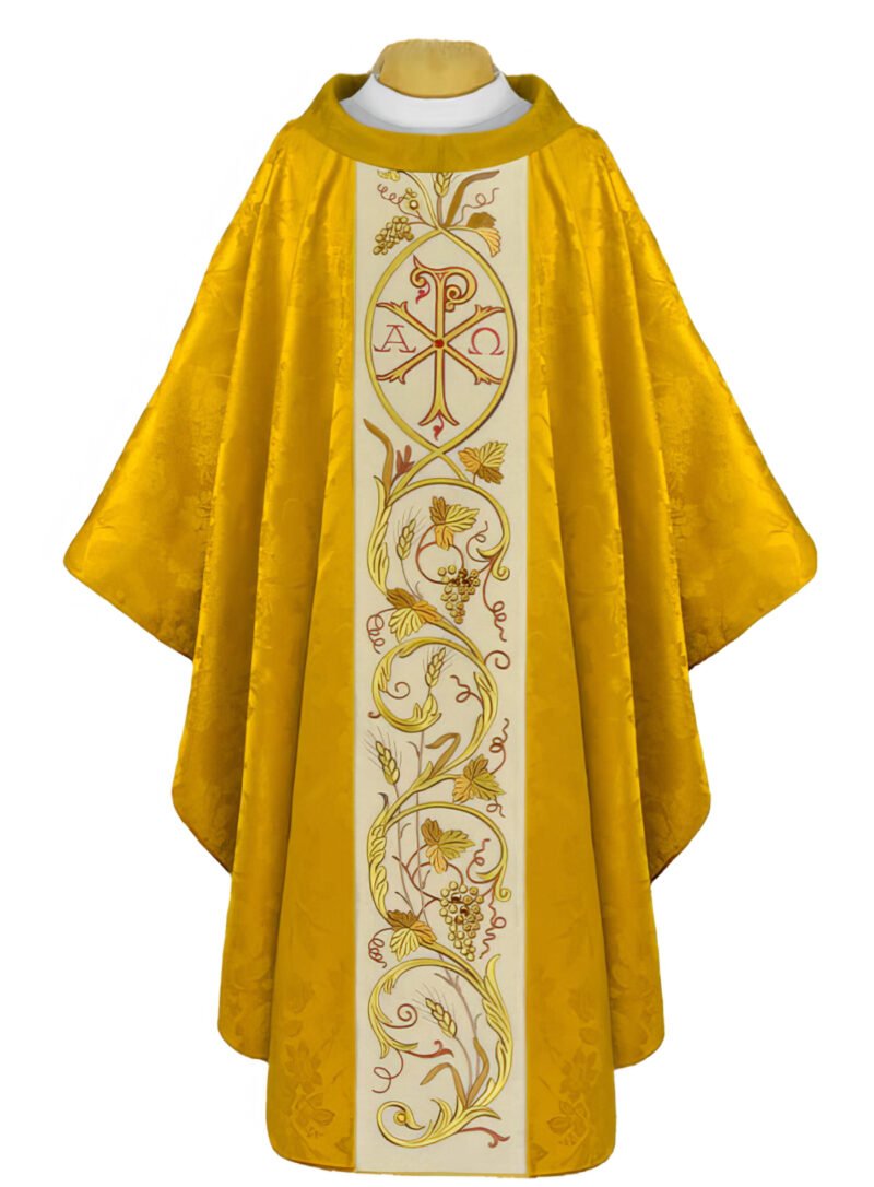 Golden Embroidered Chasuble GY09044