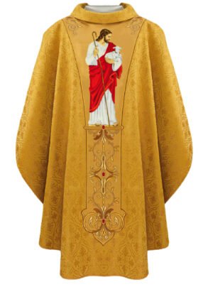 Golden Embroidered Chasuble GY09046