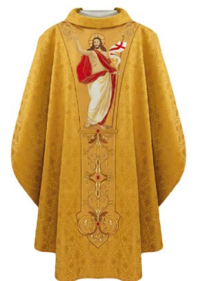 Golden Embroidered Chasuble GY09048