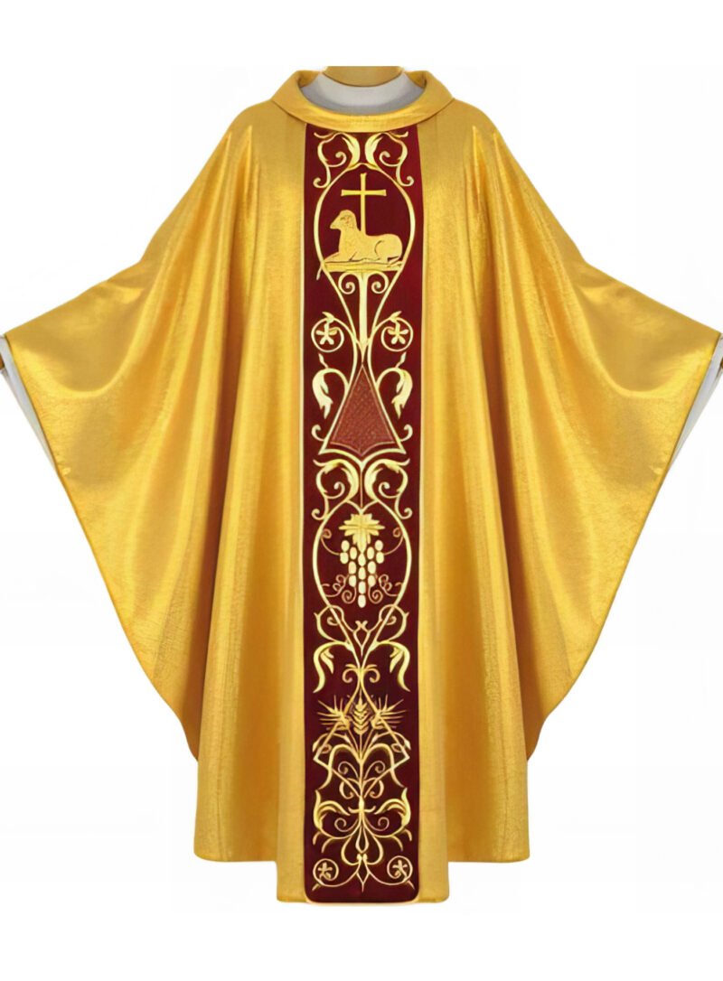 Golden Embroidered Chasuble GY09052
