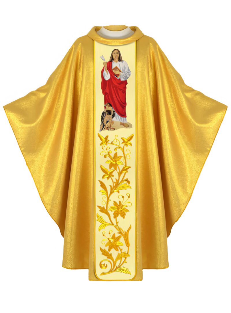 Golden Embroidered Chasuble GY09054
