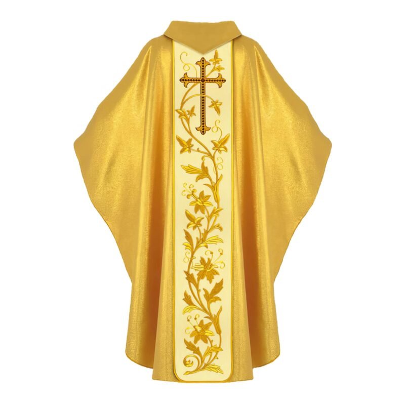 Golden Embroidered Chasuble GY090541