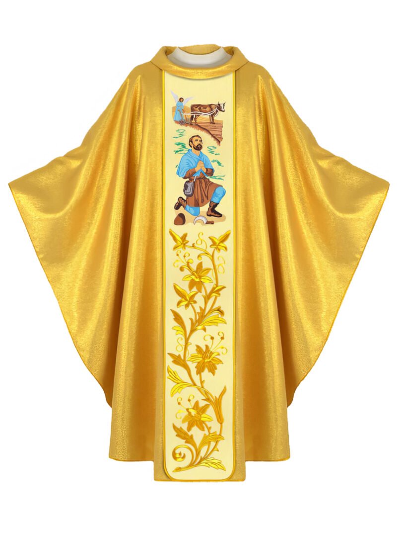 Golden Embroidered Chasuble GY09056