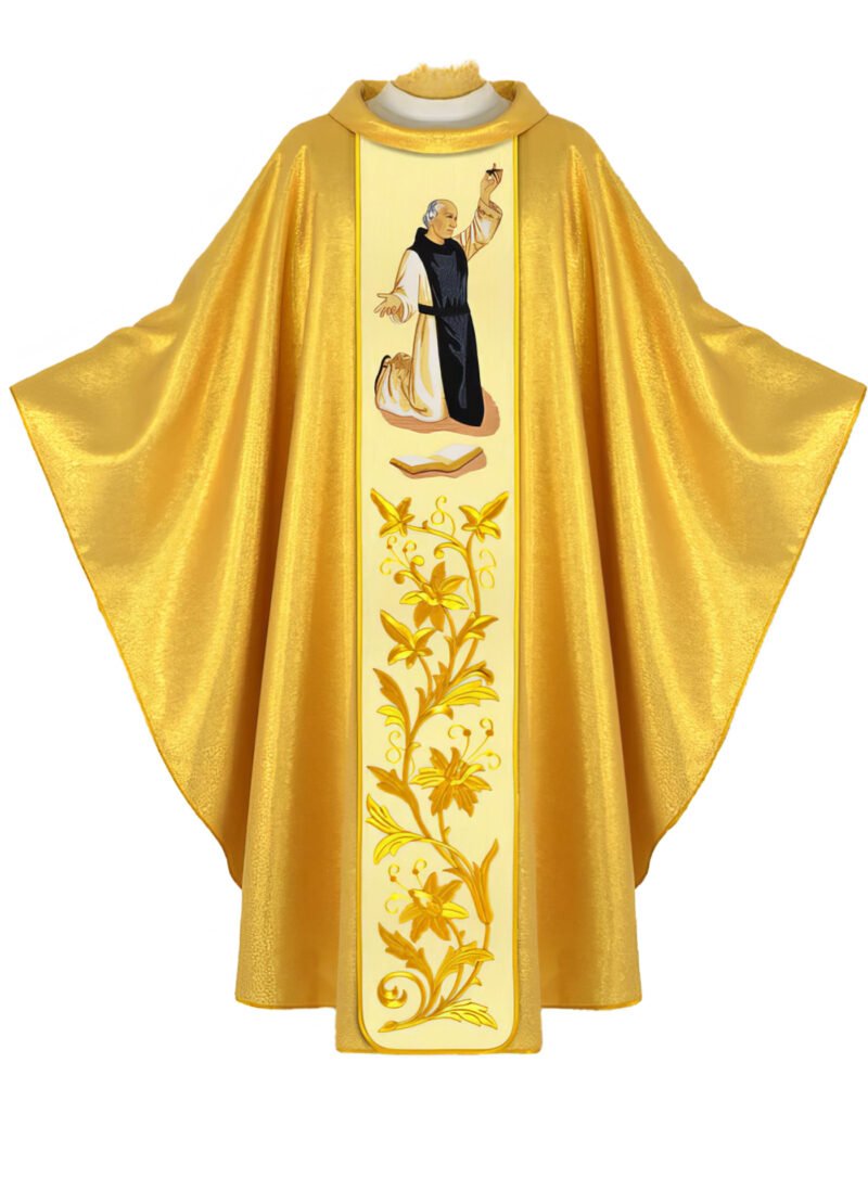 Golden Embroidered Chasuble GY09057