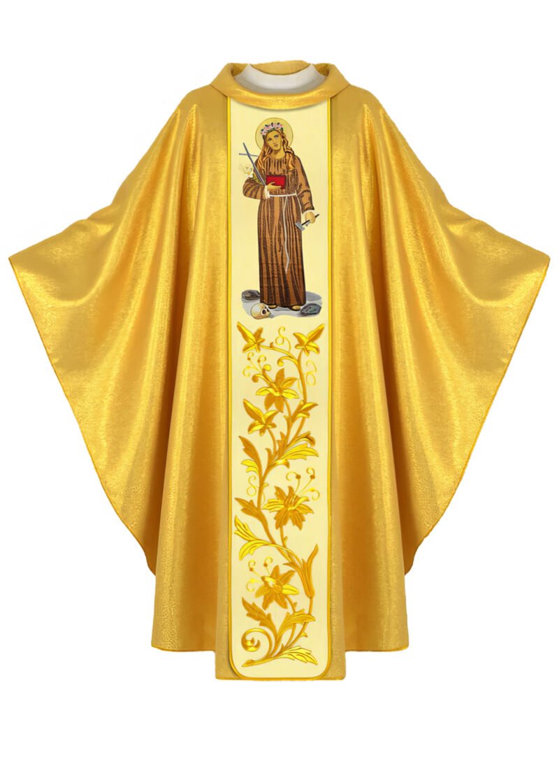 Golden Embroidered Chasuble GY09064