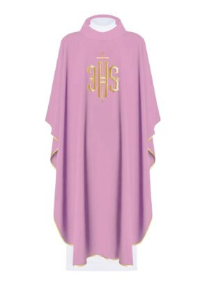 Pink Embroidered Chasuble PI03007